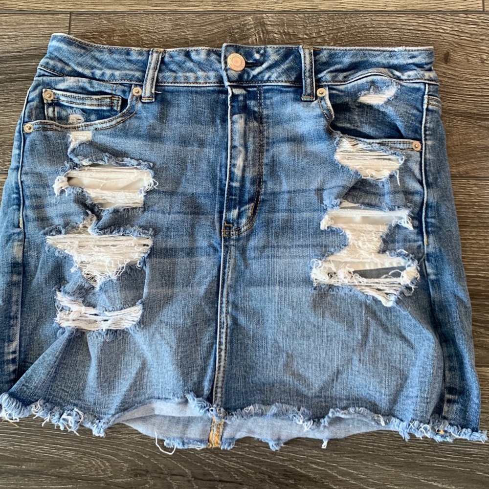 AEO jean skirt